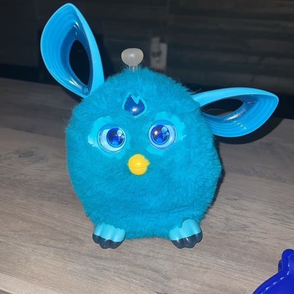 Toys Furby Connect Bluetooth 216 Hasbro Teal Blue With Sleep Mask